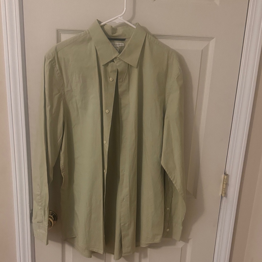 Banana Republic Light Olive Dress Shirt